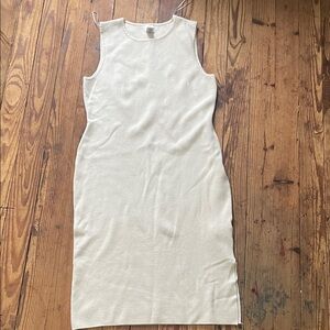 Joie Cream Sweater Midi Dress